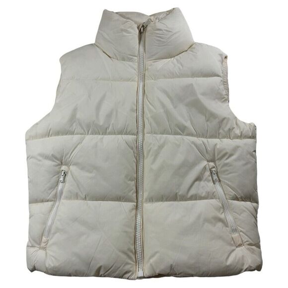 Old Navy Women Winter Water-Resistant Quilted Puffer Vest Jacket Outdoor Wear XS - Picture 1 of 14